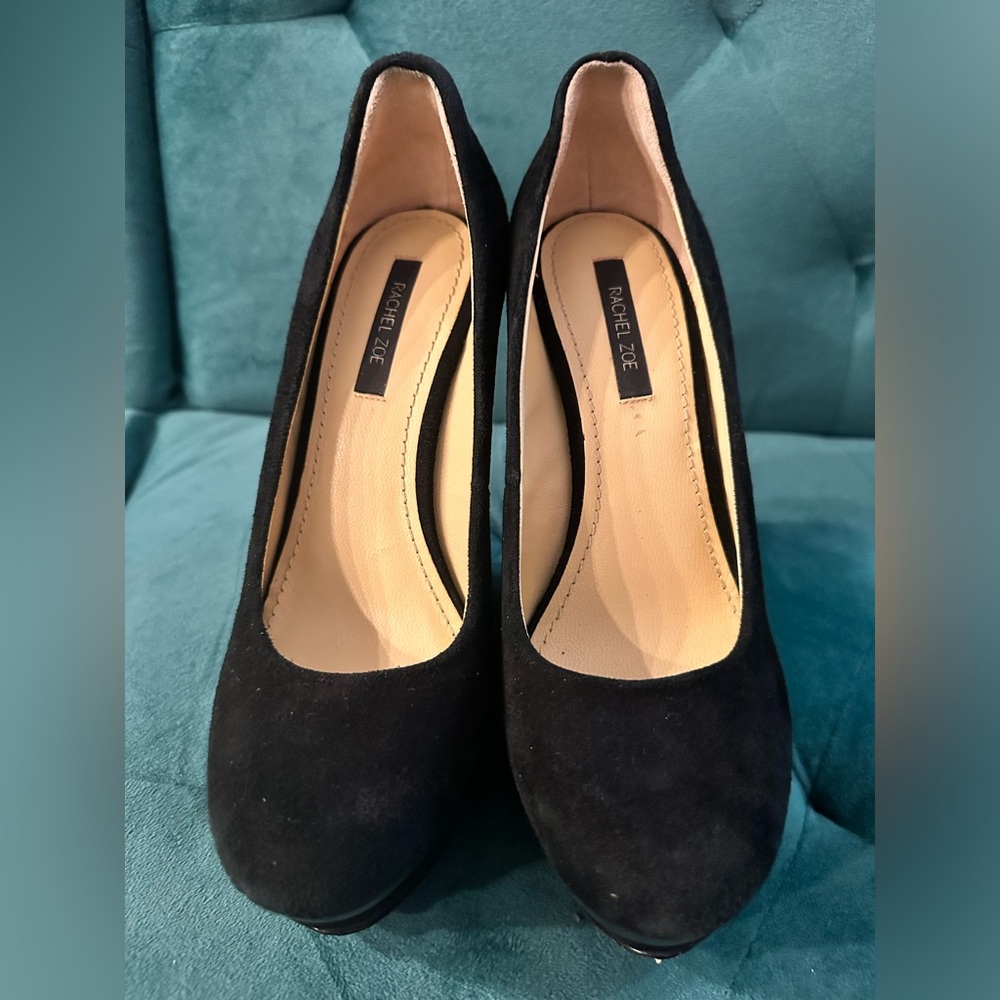 Rachel Zoe black wedge